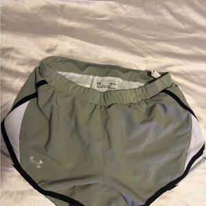 Under Armour Women's Sage Green Athletic Shorts